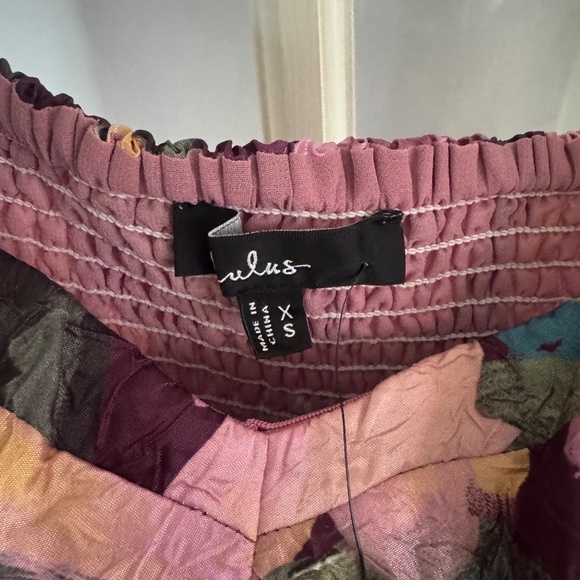 Lulus Blushing Darling Plum Multi Floral Strapless High-Low Maxi Dress - Picture 4 of 4